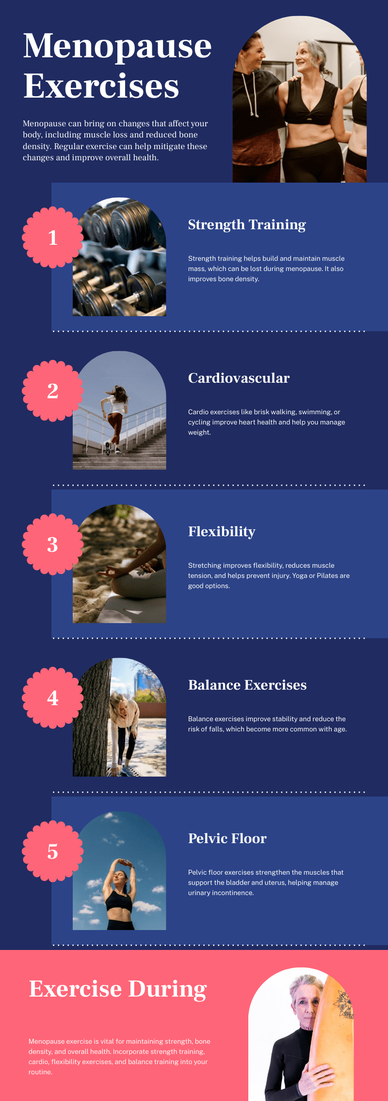 5 Best Menopause Exercises at Home