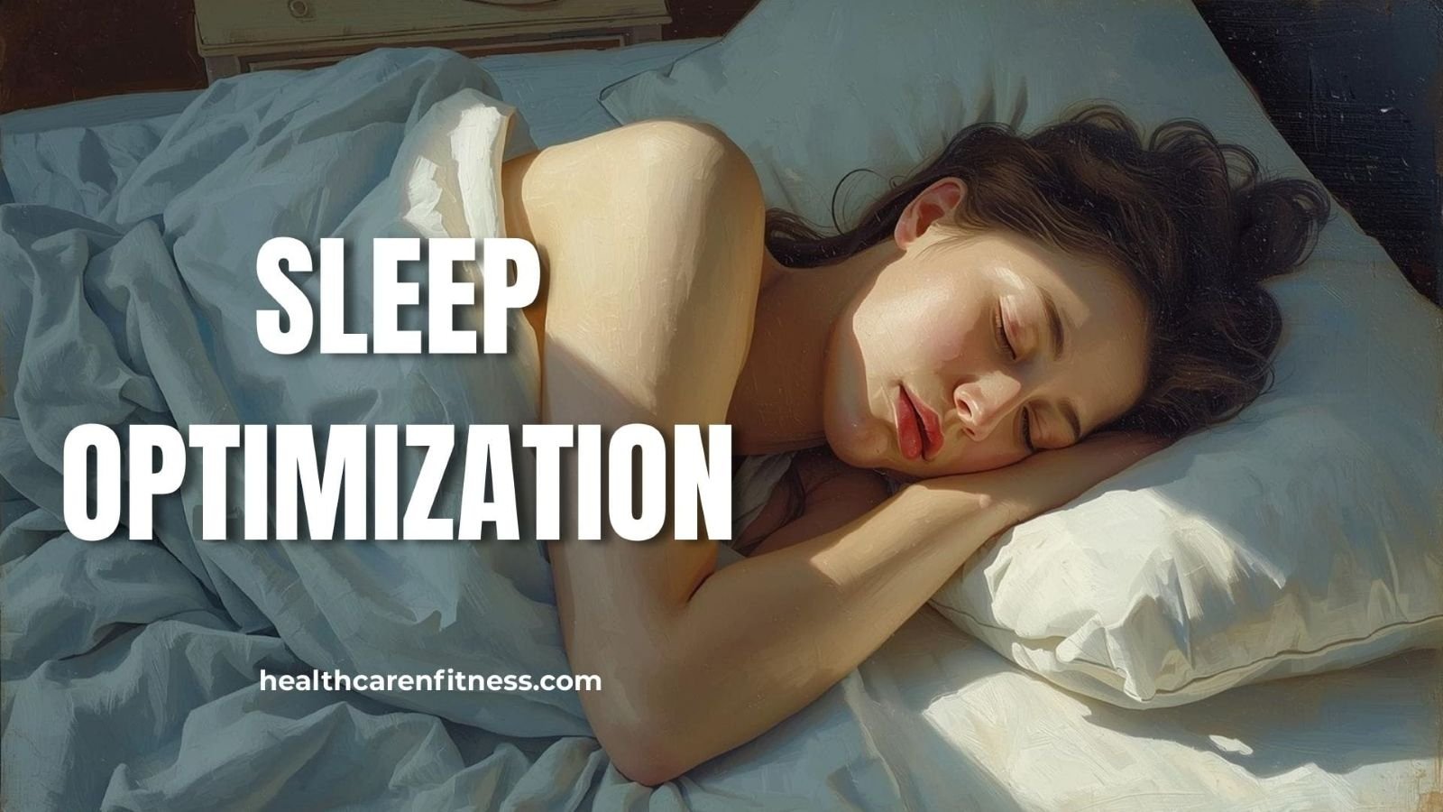 a girl having a proper sleep on her bed